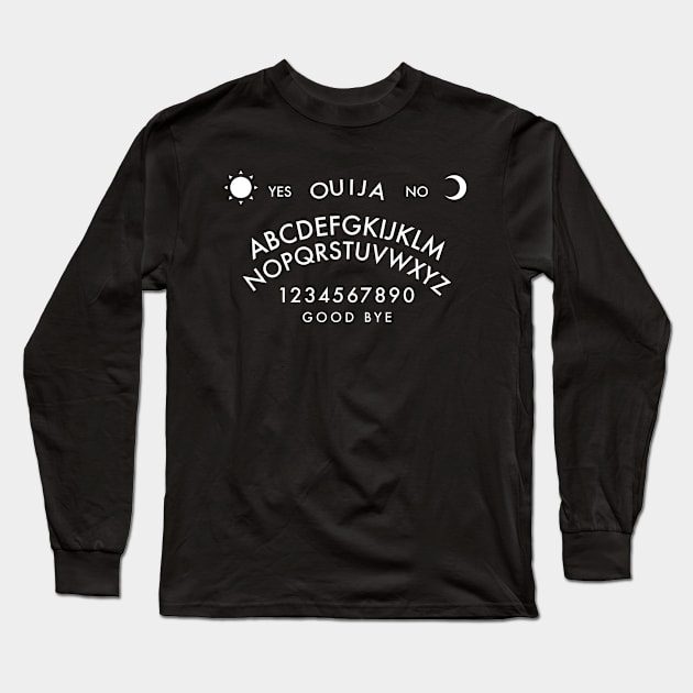 Minimalist Ouija Long Sleeve T-Shirt by PauEnserius